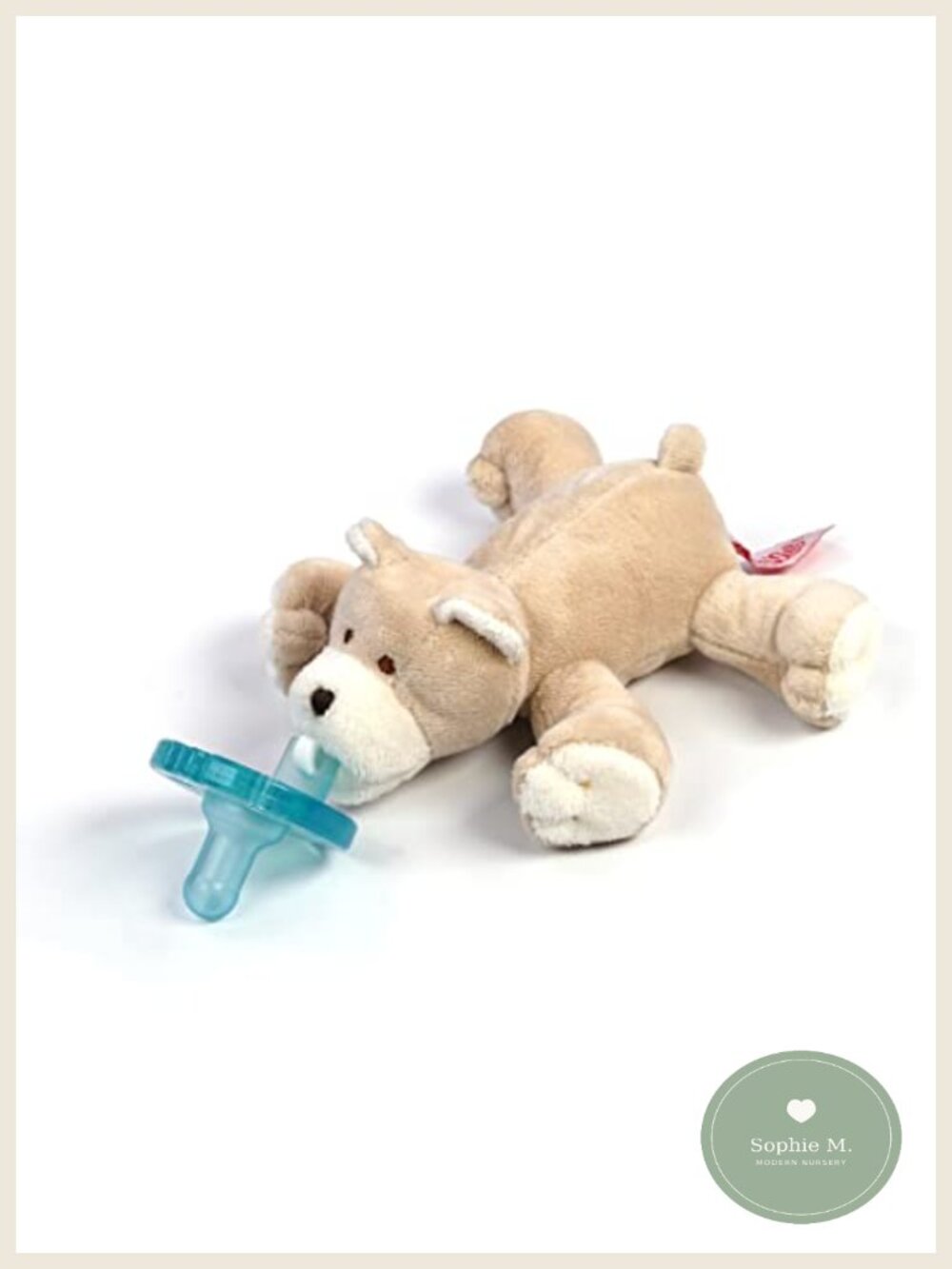 Silicone Bear Pacifier Detachable Washable Soother 0-6 Months Baby